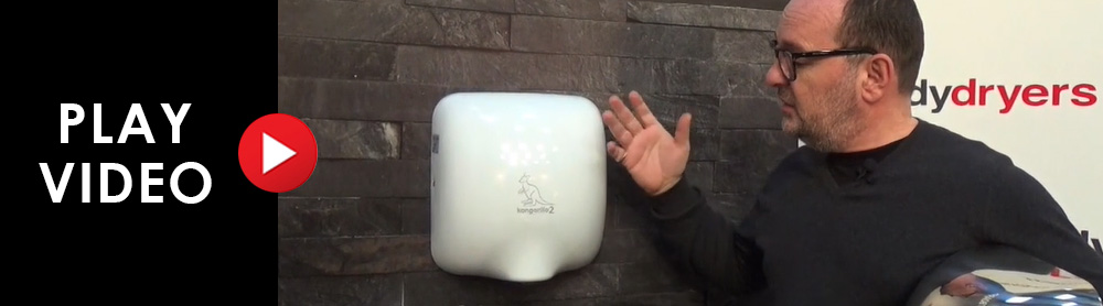 The Kangarillo Hand Dryer Range - play video